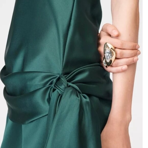 💜 Zara Limited Edition Crystal 2 Pack Rings Size 7 - Picture 2 of 5